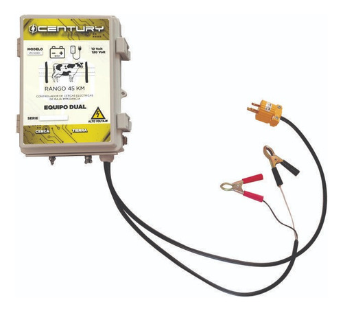 Cerco Electrico Ganadero Dual ( 127 Volts Y 12 Volts 45 Km)