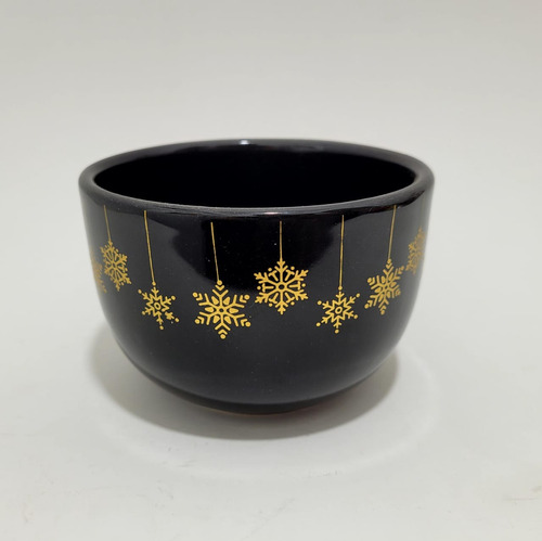 Bowl Cerealero Navideño Negro Varios Diseños Mart Import