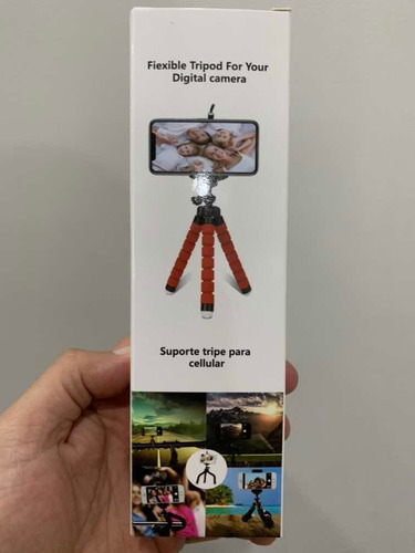 Trípode Con Control Remoto Tipo Pulpo Flexible Para Telefono