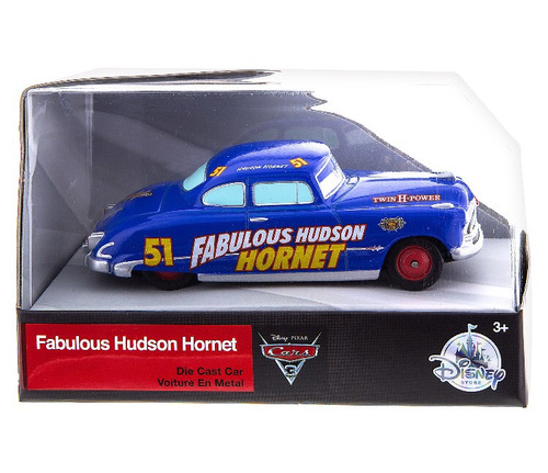 Auto Cars 3 Disney Store Fabulous Hudson Hornet Nuevo Y Orig