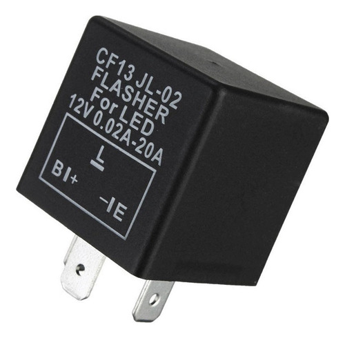 Flasher Relay 2 Luces Led Electrónicas Cf-13 De 3 Pines Para