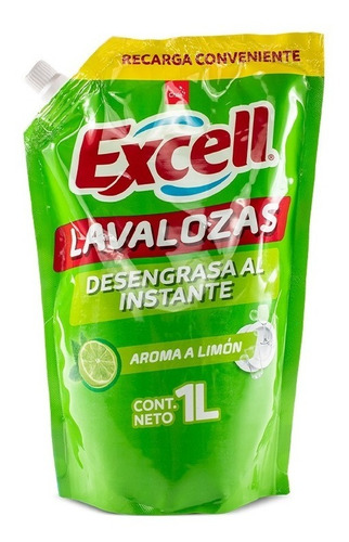 Lavaloza Con Desengrasante Doypack 1000cc Excell