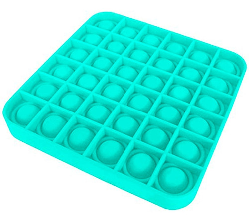 Imagen 1 de 8 de Juguete Anti Estres Pop It Silicona Cuadrado Oferta Nuevo