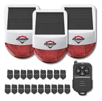 Comprar Protección Comunitaria 3 Sirenas + 20 Controles Remotos