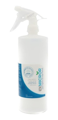 Imagen 1 de 7 de Higienizante Organico Exmicror 1 Lt Con Vaporizador