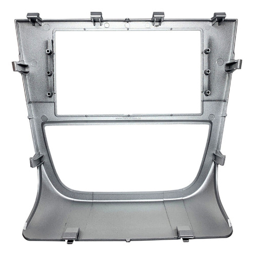 Central Mp5 Multimidia Com Camera Ré + Moldura 2din Gol G5 Cor Prata