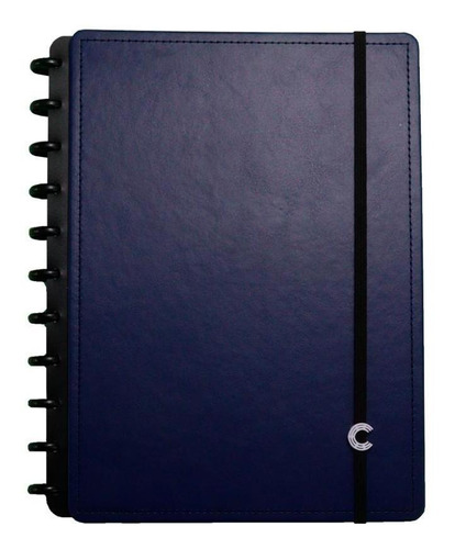  Caderno Inteligente Dark Blue Universitário 80 folhas  pautadas / lisas unidade x 1
