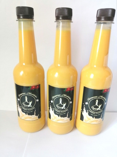 Rompope Navideño! Sabor Vainilla Artesanal 3 Botellas De 500
