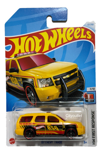Hot Wheels 2024 07 Chevy Tahoe 57/250 Hw First Response 7/10