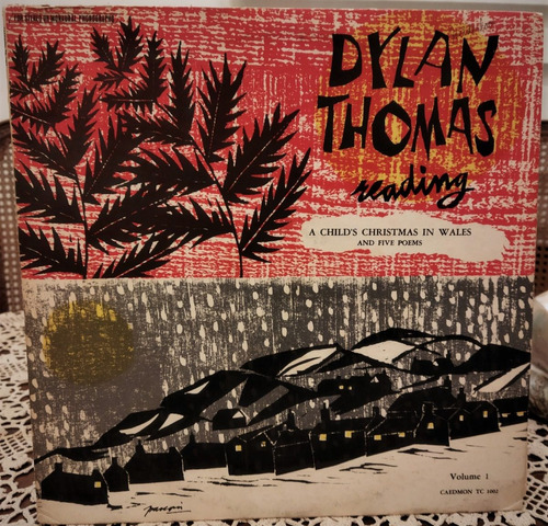 1964 Lp Vinilo Usa Dylan Thomas Lee 1 Cuento Y 5 Poemas Raro