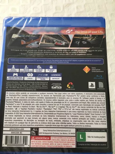 Gran Turismo 7 PS4 Mídia Física Novo Lacrado