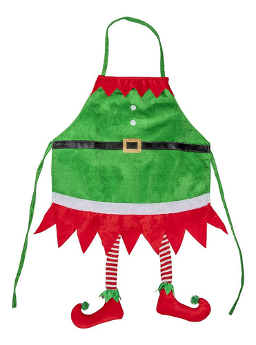 Delantal Navidad Pata Colgante Accesorio Cocina Elfo