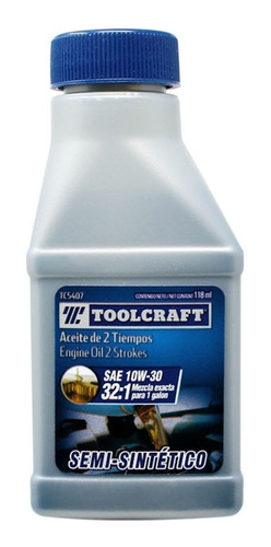 Aceite De Dos Tiempos Sae 10w-30 Tc5407 Toolcraft