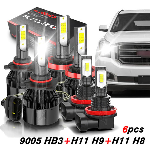 Para Gmc Terrain 2010-2015 Kit De Focos Led 9005 H11