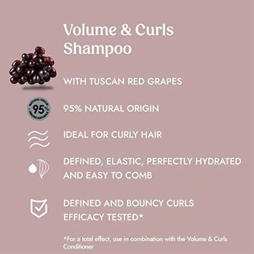Itínera Itinera Volume & Curls Shampoo Con Uvas Rojas Toscan