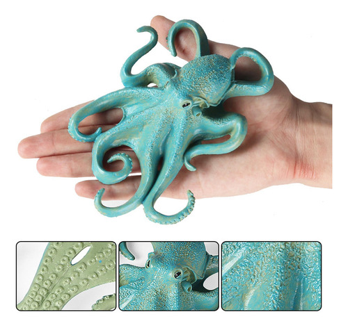 Figuras De Pulpo De Animales Marinos Realistas Pulpo Azul A