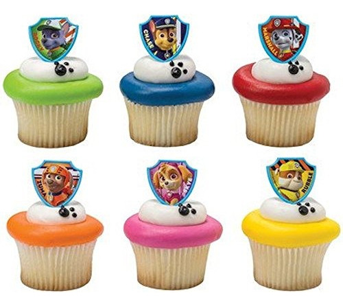 Paw Patrol Ruff Ruff Rescue Cupcake Anillos, Paquet