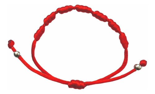 Pulsera Siete Nudos Hilo Rojo Energìa Contra La Envidia 