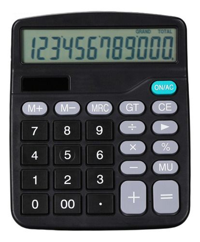 Dnn Calculadora Mesa 12 Dígitos Com Visor Lcd Grande