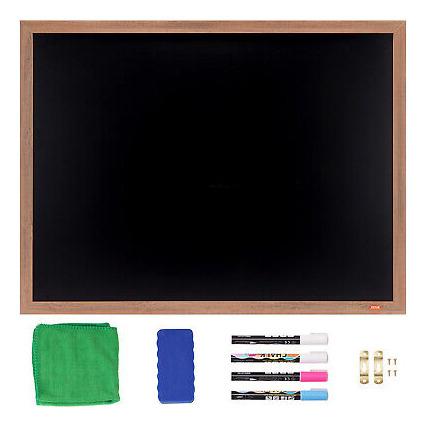 Vevor 35 X46 Rustic Wood Framed Chalkboard Wall Hanging Zzi
