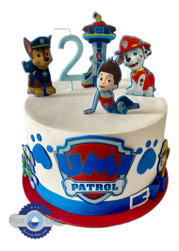 Torta Artesanal Paw Patrol Perros Don