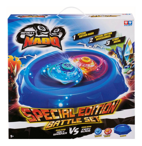 Set De Arena De Batalla Incluye 2 Trompos Infinity Nado.