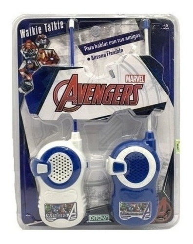 Walkie Talkie Avengers Licencia Original Ditoys 2221