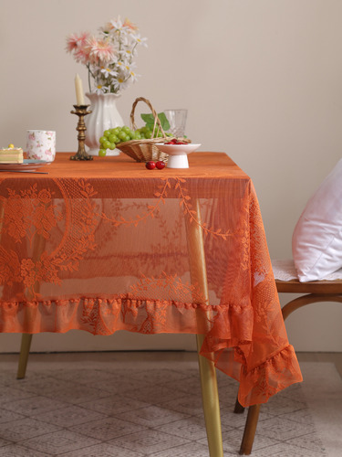Mantel Rectangular De Encaje, Mantel Para Bodas, Cocina, Din