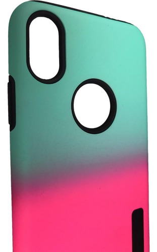 Protector Carcasa Dos Colores Degradé Para iPhone X Xs