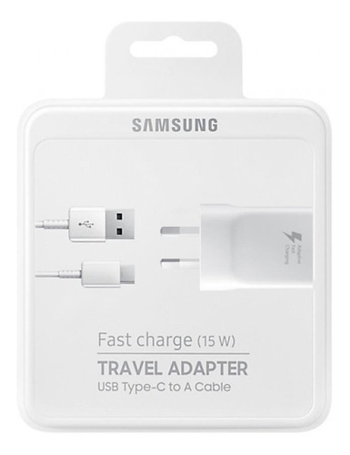 Cargador Samsung Tipo C 15w Quick Charge Ultra Fast Original