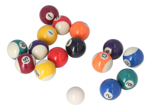 Bolas De Mesa De Billar, 16 Unidades, Tamaño Pequeño, Estilo