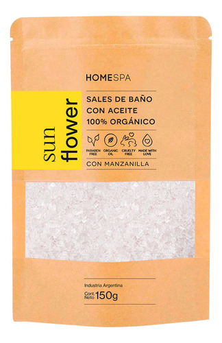 Sales De Baño Home Spa Sunflower X 150 G