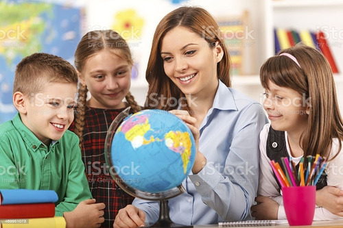 Globo Terráqueo Escolar Mapa Giratorio 30 Cm Didáctico