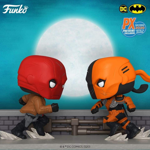 Funko Pop Red Hood Vs Deathstroke Exlusivo Comiccon 2020!!