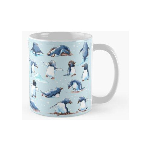 Taza Colonia De Pingüinos Papúa Calidad Premium