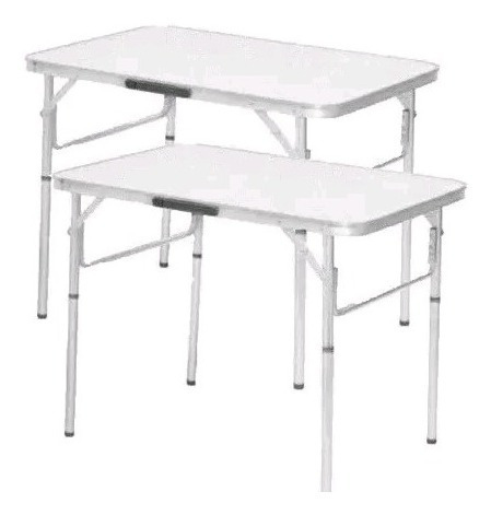 Mesa Dobrável Alumínio 60x45 Maleta 695828 Palisad 2 Peças