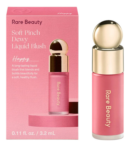 Rubor Rare Beauty Rubor Liquid Blush Líquido Tono Happy Mini