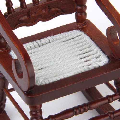 4x Mecedora De Silla 1/12 Casa De Miniatura Modelo Rocking