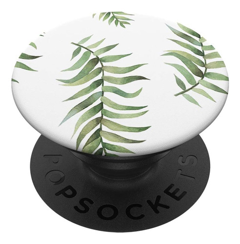 Enchufe Pop Verde Acuarela Hojas Agarre Y Soporte Popsockets