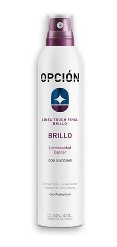 Brillo Opcion Salon Con Silicona 245g 420ml Peluqueria