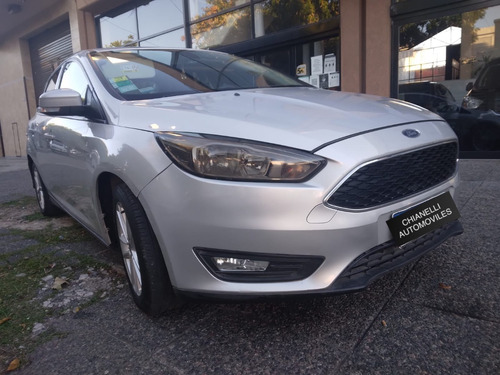 Imagen 4 de 15 de Ford Focus Iii 2017 1.6 Tm 4p 1 Mano Gris Plata Entrega Ya!!