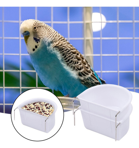 Taza Para De Pájaros Para Pájaros Para Jaula Cuenco De Comid