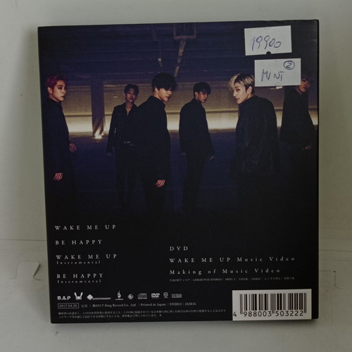 Imagen 3 de 6 de B.a.p Wake Me Up Cd Japones Usado Kpop