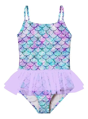 comprar Conjunto De Traje De Baño De Para Niñas Sirena Para Nadar