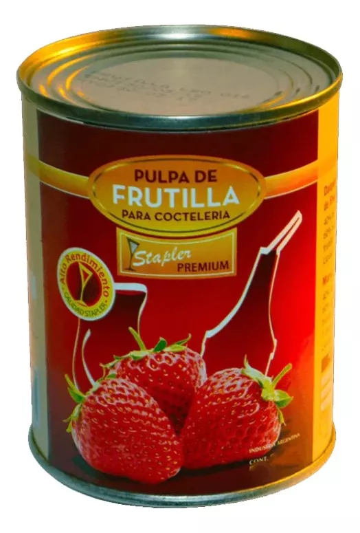 Primera imagen para búsqueda de lata pulpa frutilla