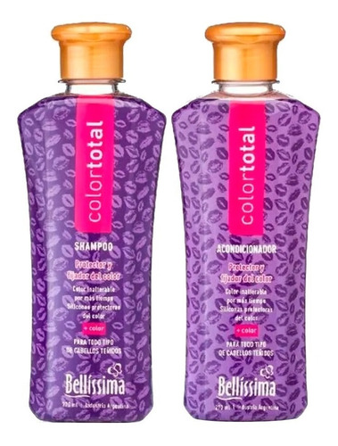  Shampoo Y Acondicionador Color Total Bellissima 270 Ml