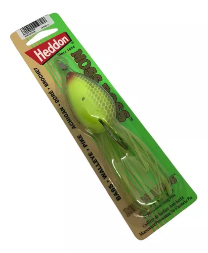 Señuelo Cuchara Heddon Moss Boss 6cm 7g Antienganche Pesca