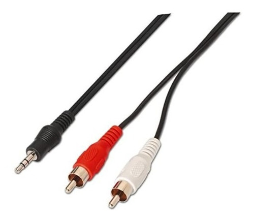 Imagen 4 de 6 de Cable De Audio Auxiliar Jack Plug 3.5 Mm A Rca 1.4 Metros