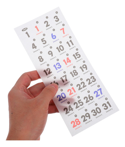 2 Juegos De Pegatinas Para Calendario Diario, Planificador M
