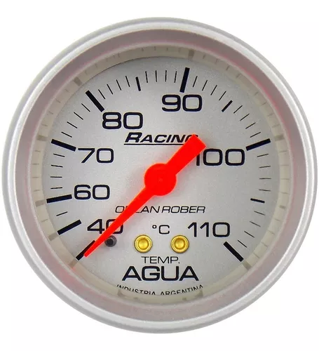 2 Relojes Orlan Rober Racing 52mm Temp Agua Presion Turbo